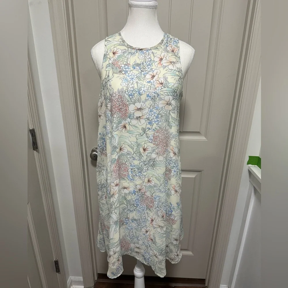 Tommy Hilfiger Pastel Floral Midi Dress - Picture 2 of 5